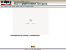 Tablet Screenshot of dpsg-marktredwitz.de